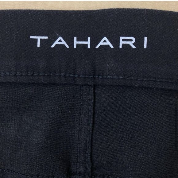 TAHARI Women's Ellie Pull-on Black Stretch Skinny Jeggings Plus Size 24W NWT - Picture 7 of 12